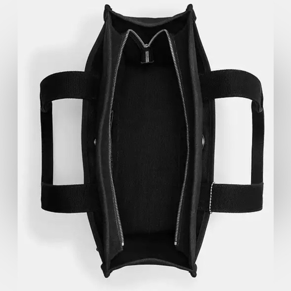 Coach Zip Cargo Bag Large Shopper Tote 42 Black CP163 NWT - Picture 8 of 9